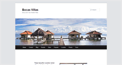 Desktop Screenshot of bocasvillas.com